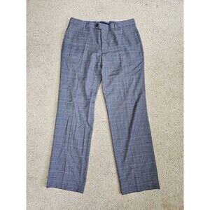 Tommy Hilfiger Pants Mens 34x30 Gray Plaid Dress Pants